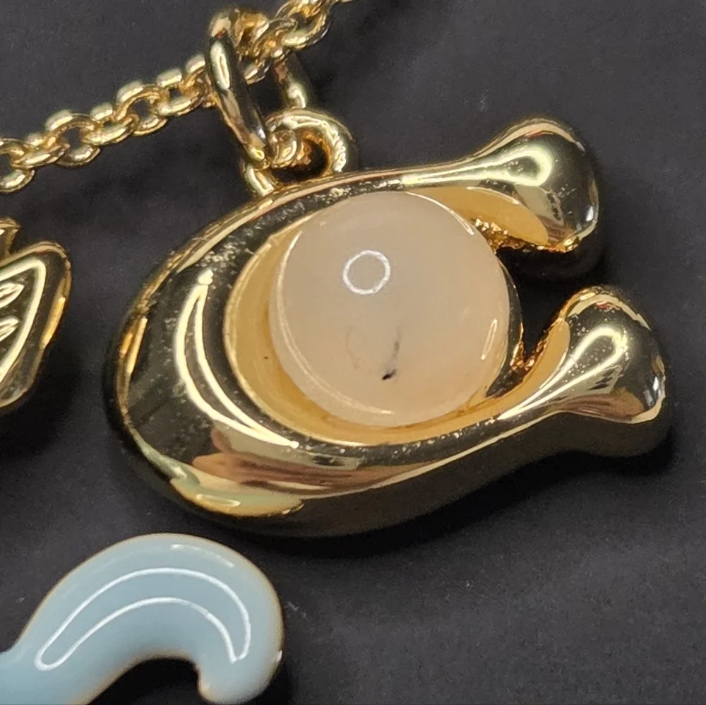 COACH Unicorn Charm Pendant Necklace - Picture 4 of 4